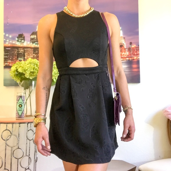 NEW! Silence + Noise High Neck Party Dress - Picture 3 of 8